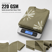 T-shirt surdimensionné tie-dye personnalisé HuaYi GOTS&OEKO, couleur olive, tons terreux, lavage artisanal, vêtements de randonnée pour hommes OEM ODM