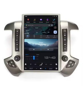 Écran radio Android <span class=keywords><strong>GPS</strong></span> vertical de 14,5 pouces avec Carplay, 8 Go de RAM, 128 Go de ROM, processeur Qualcomm intégré pour Chevrolet Silverado 2018- - Product Image 1