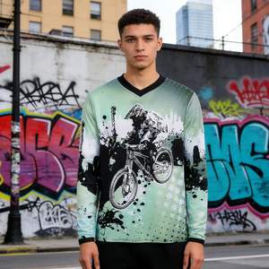 Ropa <span class=keywords><strong>de</strong></span> Ciclismo MTB Unisex Personalizada, Ligera y Elástica ProLevel, Absorbe la Humedad, Anti-Rozaduras, <span class=keywords><strong>para</strong></span> Entrenamiento <span class=keywords><strong>de</strong></span> Descenso - Product Image 4