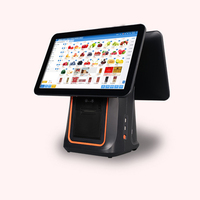 Usine OEM/ODM, système de point de vente tout-en-un compatible Android, écran tactile POS de 15,6 pouces, Windows/Android/Linux