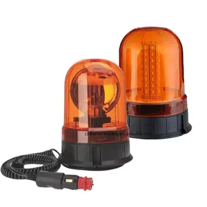 高品質PCレンズハロゲン/LED非常灯フラッシュビーコンTBL93警告灯 (12/24VDC) 琥珀色R65 IP65