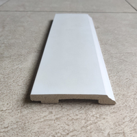 Nouvelle Arrivée Plinthe Murale en Plastique Écologique Durable Décorative Étanche 10cm (4 pouces) Facile à Installer pour Sol