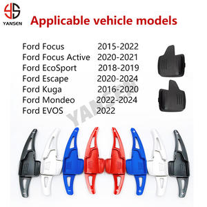 Pagaie de changement de vitesse pour <span class=keywords><strong>Ford</strong></span> <span class=keywords><strong>Puma</strong></span> Ecosport Focus <span class=keywords><strong>Titanium</strong></span> ST Wagon Kuga EcoBoost Extension de manette de vitesse de volant de voiture - Product Image 6