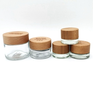 3ml 5ml 7ml 9ml Pot rond carré de concentré Bocaux résistants pour enfants Bocaux en verre à l'épreuve des enfants pour la cire de crème pour les yeux - Product Image 6