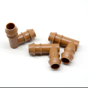 Système d'irrigation de jardin, connecteur <span class=keywords><strong>à</strong></span> barbelés brun, coude <span class=keywords><strong>à</strong></span> 90 degrés, raccords 1/2 pouce, <span class=keywords><strong>tuyau</strong></span> d'irrigation <span class=keywords><strong>goutte</strong></span> <span class=keywords><strong>à</strong></span> <span class=keywords><strong>goutte</strong></span> de 17 mm - Product Image 2