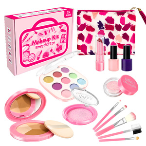 Dropshipping Shopfiy Ensemble de maquillage en plastique non toxique pour filles et enfants, kit de jouets de simulation cosmétique pour enfants, - Product Image 2