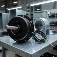 Moteur d'ascenseur 180W 8 pôles BLDC 700-1350 tr/min, contrôle de vitesse infini pour purificateur d'air CVC