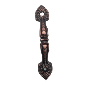Manijas para Puertas de Armarios, <span class=keywords><strong>Tiradores</strong></span> de Armario de <span class=keywords><strong>Cocina</strong></span> <span class=keywords><strong>Vintage</strong></span>, <span class=keywords><strong>Tiradores</strong></span> de <span class=keywords><strong>Muebles</strong></span> de Aleación de Zinc Retro, Estilo Antiguo, Color Cobre, AC - Product Image 2