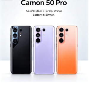 โทรศัพท์มือถือ RAM 16GB ROM 1TB สมาร์ทโฟน Camon 50 Pro ระบบปฏิบัติการ Android หน่วยประมวลผล OctaCore สมาร์ทโฟนยอดนิยมข้ามพรมแดน - Product Image 1