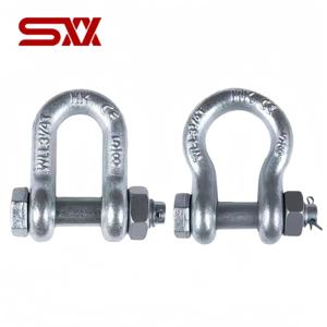 Manilles de levage en acier forgé, type vis/boulon, finition galvanisée, divers types et tailles - Product Image 2