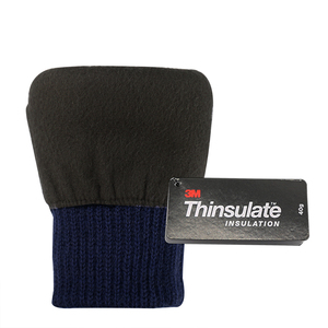 Best&amp;Wecan Navy Blue Wool and Acrylic <strong>Glove</strong> with Thinsulate Lining for Winter or Freezer <strong>Workwear</strong> - Product Image 2