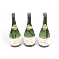 Bolhas de champanhe garrafa de água da bolha de sabão de casamento engraçado