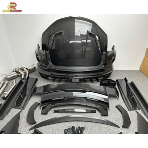 Kit carrosserie complet en fibre de carbone pour <span class=keywords><strong>Lambo</strong></span> URUS, dernière génération Mansori Gen 3, avec roues, pare-chocs, capot, ailes, échappement - Product Image 6