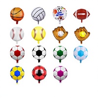 BLN Großhandel Sportball-Folienballons Basketball Fußball Baseball Set Mylar Spieltag-Partydekoration für Geburtstagsfeiern
