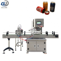 Machine de remplissage et de scellage automatique multifonctionnelle pour canettes, plage de 1 à 100 g, pour boissons, jus, miel, eau pure, produits, emballage en bois