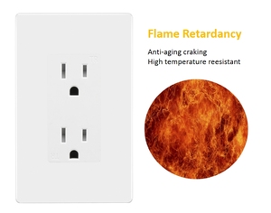 Barep ul 1-6 gang trắng vít/screwless phẳng chuyển đổi tường Outlet tấm bìa cho ổ cắm - Product Image 3