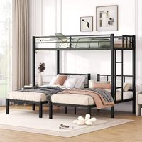 Cadre de lit convertible en fer moderne et minimaliste, écologique, avec démontage simple, pour chambre à coucher, famille et enfants
