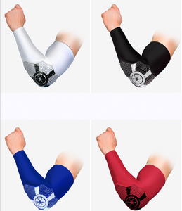 Manchon <span class=keywords><strong>de</strong></span> protection avec impact du coude, 1 paire, pour le basket-ball, le fitness, adapté pour les sports d'équitation, couverture en nid d'abeille - Product Image 2