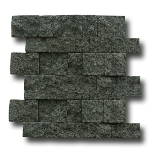 Natural Grey Basalt <b>Stone</b> Exterior Wall Cladding Tumbled Finish 17mm Thickness Cut-to-Size Durable Eco-Friendly Rock Face - Product Image 1