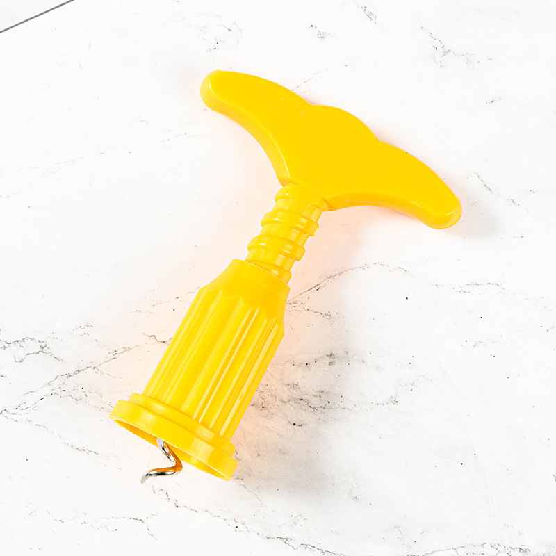 Ouvre-bouteille à coque en plastique, nouveau matériau - jaune