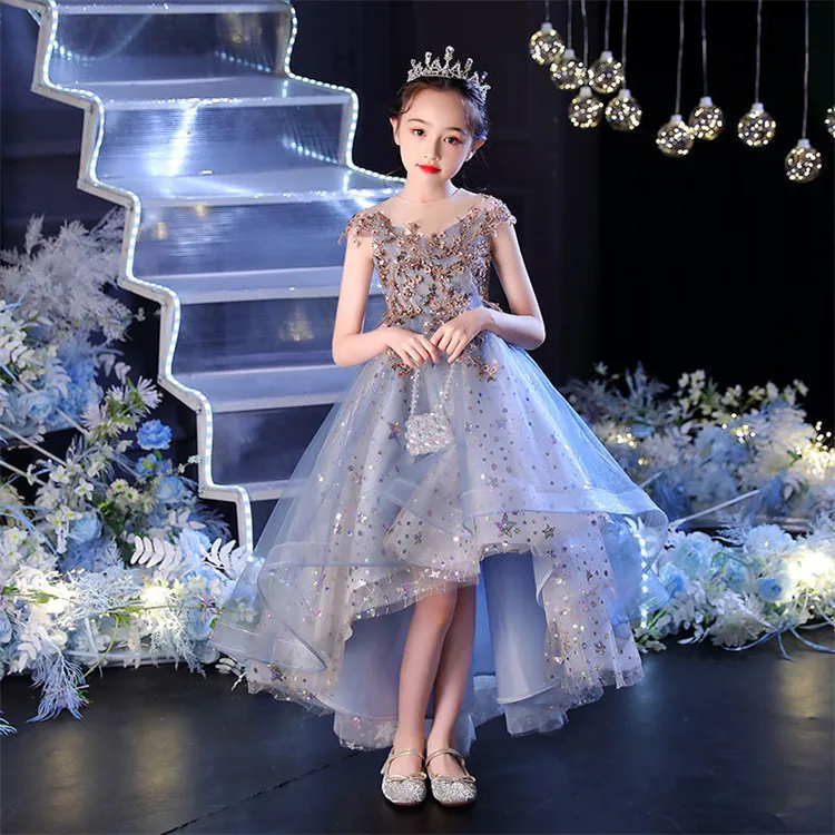 Großhandel Prinzessin Pailletten Design Ärmelloses Twirling Kleid Kinder tragen Kleinkinder Kleidung Baby Mädchen Kleider