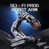 Kit de Construcción de Brazo Robótico Técnico, Bloques de Construcción STEM, Juguete Educativo, Versión Mejorada, Modelo Controlado por Aplicación Remota
