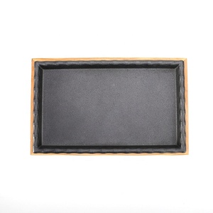 Vente en gros de poêles à griller pour barbecue en fonte, antiadhésives et chaudes, de conception rectangulaire pour poêle domestique et usage commercial - Product Image 3