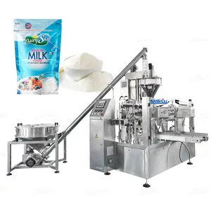 Fully Automatic Doypack Filling Milk Powder Packing Machine Powder Pouch Premade Bag Packing Machine