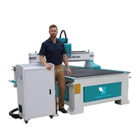 Machine de découpe CNC 1325 à 3 axes haute précision DSP pour bois, lettres, acrylique, PVC, aluminium LY-1325 avec aspiration