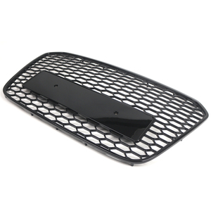 Para <span class=keywords><strong>Audi</strong></span> <span class=keywords><strong>A6</strong></span> C7 2012-2015 Parachoques delantero Rejilla del radiador Negro brillante 4G0853651A NUEVO - Product Image 3