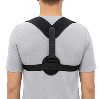 Correcteur de posture OEM personnalisé, dispositif de soutien dorsal réglable pour soulager les douleurs du haut du dos, redresseur d'épaules