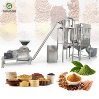 Machine de broyage de poudre microfine pour piment rouge, gingembre, ail, plantain et farine d'igname