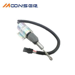 Vanne solénoïde 3930236 pour arrêt du carburant Cummins avec connecteur et faisceau de câbles - Product Image 3