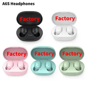 Hot Bán Xu Hướng TWS Audifonos Màu Xanh Răng Tai Nghe Tai Nghe Không Dây Thiết Bị Điện Tử A6s Earbuds Chơi Game Trong Tai Tai Nghe