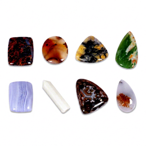 Cabochons en Agate Naturelle Polie en Gros pour la Fabrication de Bijoux, Perles, Artisanat, Décoration et Collection - Fournisseur - Product Image 2