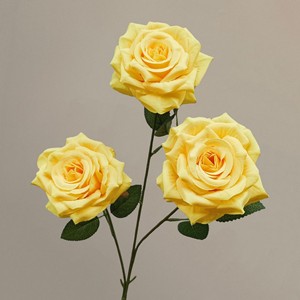 Tallos de Rosa de Seda, Rosas Artificiales de Color Blanco Lechoso, Rosa y Verde para Eventos de Boda - Product Image 4