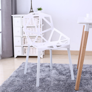 Cheap Price Wholesale <strong>Dining</strong> Room Furniture Geometric Hollow Minimalist Modern <strong>Orange</strong> Metal <strong>Dining</strong> <strong>Chairs</strong> - Product Image 4
