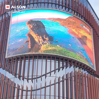 ALSON LED personnalisé fixe SMD P5 P6 P8 P10 3D étanche panneau d'affichage LED géant panneau vidéo mur écran extérieur publicité