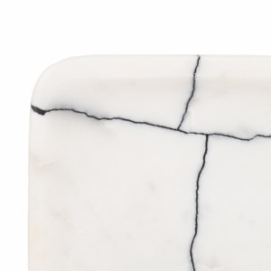 Vassoio portagioie rettangolare in marmo per tavolino da caffè, comodino, bagno, vanità, vassoio decorativo - Product Image 5