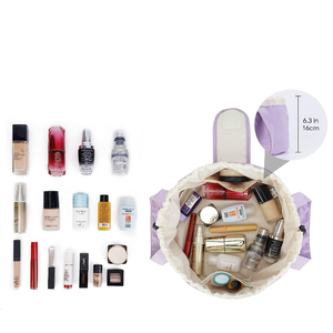 Factory Design Fashion Waterproof Polyester Large Travel Cosmetic Bag <b>Storage</b> <b>Organiser</b> Lazy Portable Drawstring <b>Makeup</b> Bag - Product Image 1