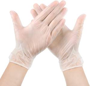 Boîte de gants en vinyle nitrile transparent biodégradable jetable personnalisé de qualité alimentaire sans poudre 100 pièces - Product Image 3
