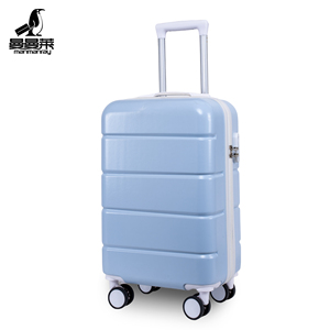 2025 mejor equipaje de transporte maleta de policarbonato de 20 pulgadas para <span class=keywords><strong>adolescentes</strong></span> clásico ligero duradero azul cielo para Rosa precio bajo - Product Image 1