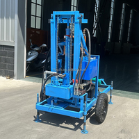 Machine de forage verticale et horizontale multifonctionnelle légère de 30 CV, 100 m, pour puits d'eau et sols