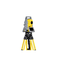 Station totale robotisée Geomax Zoom45, précision 2'', sans prisme, portée 800m, aluminium jaune, écran LCD, IP55, grossissement 30x, pour la topographie