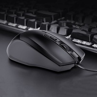 Souris optique filaire USB M150 à 4 boutons, design ergonomique pour la maison, l'ordinateur portable ou le bureau ; Accessoires informatiques disponibles