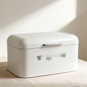 Caja Italiana Retro de Acero Inoxidable 304 - 5 Opciones de Color, Tapa Hermética, Favorita en las Redes Sociales <span class=keywords><strong>para</strong></span> la Organización del Hogar, Caja <span class=keywords><strong>para</strong></span> Guardar Pan - Product Image 4