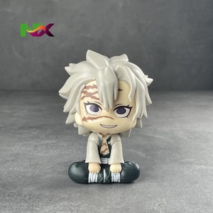 Figurines de collection Demon Slayer : Kanroji <span class=keywords><strong>Mitsuri</strong></span> et Shinazugawa Sanemi, version Q, postures assises, Piliers du Vent et Piliers de l'Amour - Product Image 6