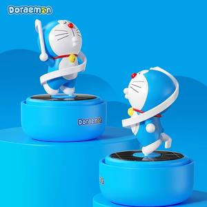 Désodorisant <span class=keywords><strong>solaire</strong></span> rotatif Doraemon <span class=keywords><strong>Figurine</strong></span> en métal décorative d'intérieur moderne Parfum de <span class=keywords><strong>voiture</strong></span> désodorisant - Product Image 4