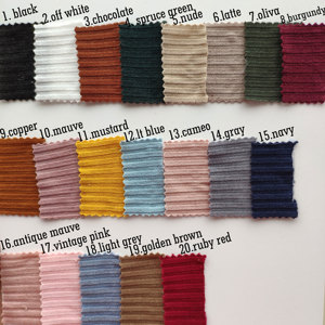 Fiocco per capelli in maglia Serge a coste per ragazze con dimensioni e colori del modello personalizzato - Product Image 3
