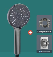 Vente en gros pommeau de douche à main suralimenté à 5 modes accessoire de robinet de salle de bain pour salle de douche directement du fabricant